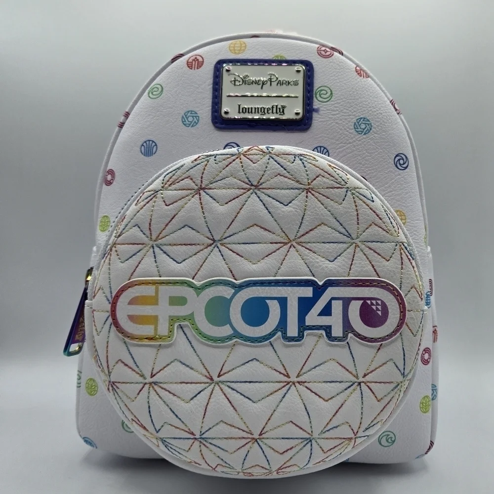 Loungefly Disney Parks EPCOT 40th Anniversary Backpack